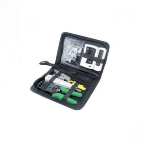 Kit di strumenti di rete per parti di telecomunicazione RJ45 RJ11 cavo di rete Tester e strumento di crimpatura - Product Image 1