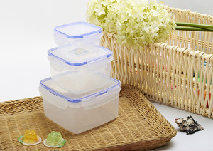 Easy Snap Reusable <strong>Meal</strong> Prep Dry Food Storage Containers <strong>Box</strong> 2pcs Set BPA Free Airtight Plastic <strong>clear</strong> Food Storage Container - Product Image 2