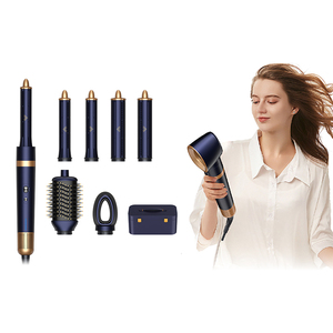 Factory Direct Sales New Net <strong>Red</strong> for Cross-border Multi-<strong>in</strong>-one Hot air Comb Automatic Curling Iron Straight Hair Multi Styler - Product Image 1