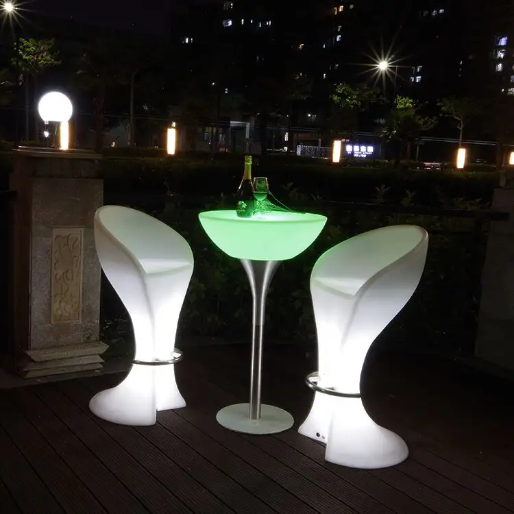 Tabouret de bar de piscine à LED, meubles commerciaux, étanche, IP68, pour la croissance, led