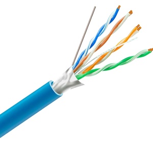 Cable de conexión de red OEM Cat5e 24AWG UTP/FTP/SFTP LAN Cable Ethernet 4PR con cables de comunicación de alta calidad de cobre 100% - Product Image 1