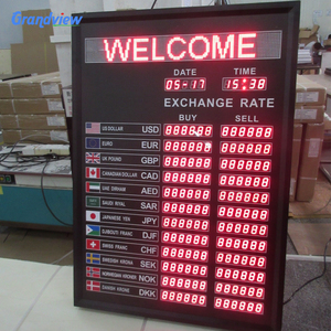 7 segmente digitale rote led display für währung austausch rate bord - Product Image 5