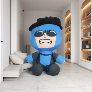 Yenilmez 3 peluş oyuncaklar karikatür Anime dolması hayvan bebekler yumuşak atmak yastık yastık pençe makinesi için özel fabrika ucuz - Product Image 3