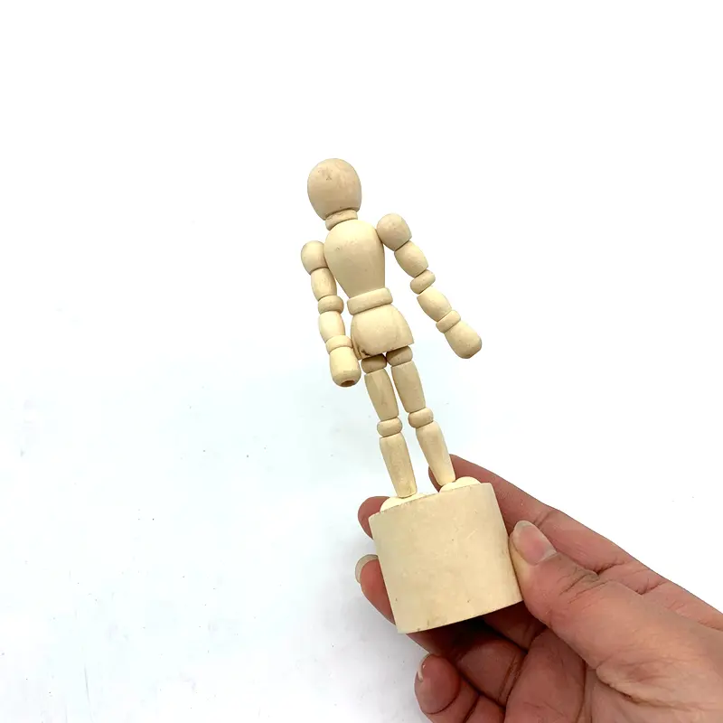 Drawing Mannequin Model Wooden Blockhead Doll Crafts Children Birthday Gift