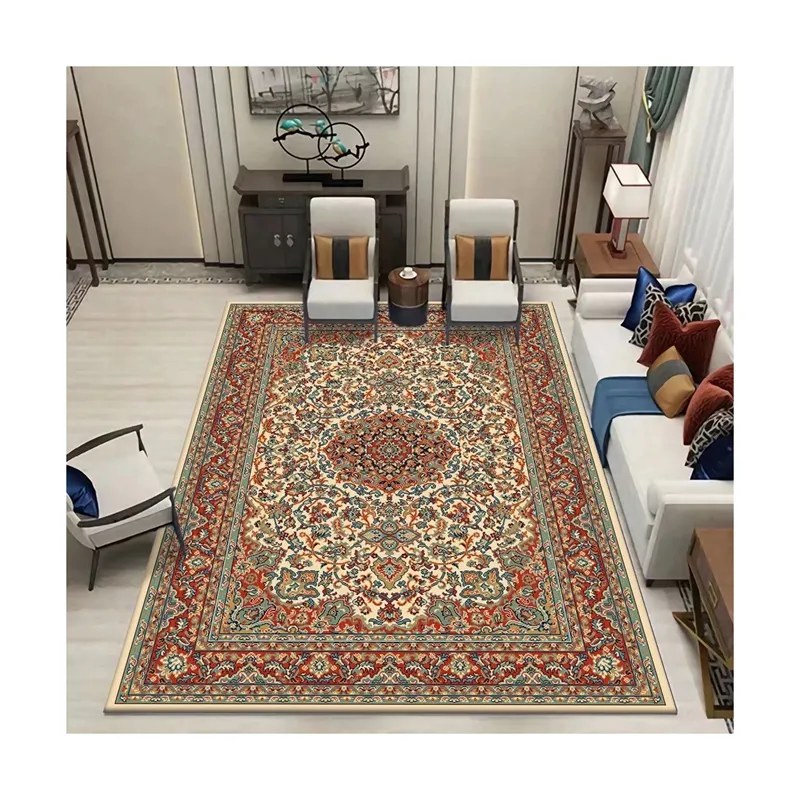 Tapis antidérapant Style chinois fantaisie scènes Stock tapis oriental intérieur tapis de sol Patio porte tapis pour la maison