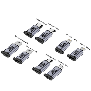 <strong>USB</strong> <strong>C</strong> to <strong>Micro</strong> <strong>Adapter</strong> Mini <strong>USB</strong> <strong>Adapter</strong> <strong>Type</strong>-<strong>C</strong> Female to for 8Pin Male Phone <strong>Adapter</strong> Support Charging Transfer - Product Image 1