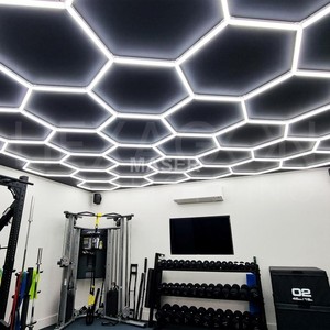 Garaj altıgen ışıkları kısılabilir petek LED ışık atölye araba yıkama istasyonu dükkanı için detaylandırma lambası - Product Image 2