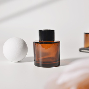 Luxury Essential Oil Aromatherapy Diffuser Bottle 50ml 100ml Empty Glass with Reed <strong>Perfume</strong> Sticks Screw Cap Sealing - Product Image 3