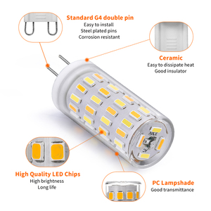 ไฟ LED สามสีสว่างสูงแบบไม่มีการสั่นไหวในห้องนั่งเล่น3 in 1โคมไฟ G4 LED ข้าวโพดหลอดไฟ AC 230 - Product Image 4