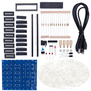 3 D8 8x8x8 3MM Squared LED Elektronisches Spielzeug Löten Projekt Kit 4.5-5.5V Mini 3D LED Würfel DIY Elektronik Kit Würfel Löten Kit