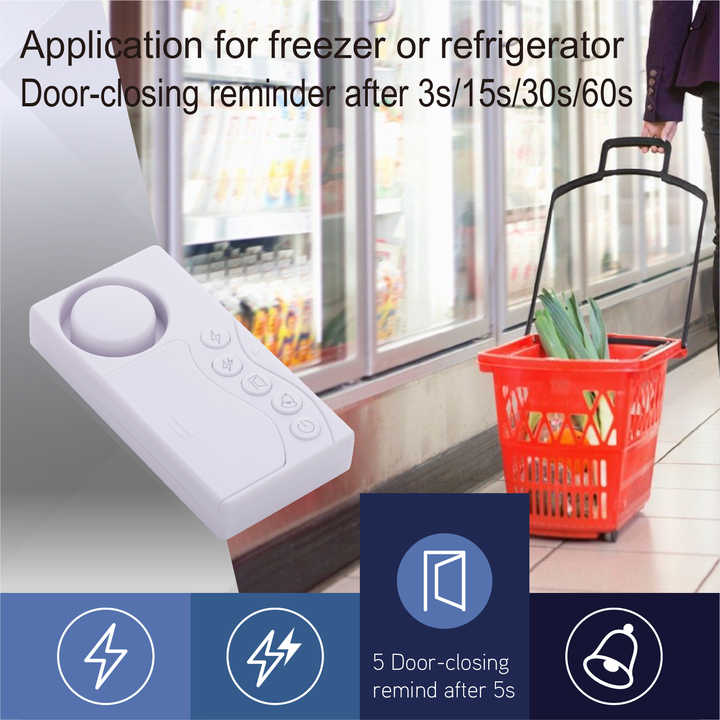 Safety Home Security Door and Window Anti Thief Alarm Delayed Time Closing Door Reminder Magnetic Door Alarm Sensor