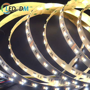 DC12V Dc24v 5050 RGBWW RGBCCT 5in1 Led 30led/M 60led/mフレキシブルLedストリップLightIP20 IP68防水RGBCCT Ledストリップライト - Product Image 3