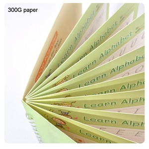 OEM <span class=keywords><strong>5</strong></span> in 1 sihirli uygulama Copybook kutu seti el yazısı İngilizce yeniden büyülü uygulama kopya kitaplar çocuklar için hediye