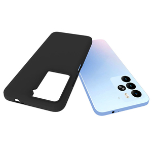 HTC U23 Pro mat darbeye dayanıklı yumuşak jel cep telefonu kabuk için siyah TPU kılıf - Product Image 3