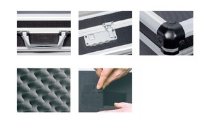 2025便携式铝框工具箱多功能保护仪器盒防水防震手提箱 - Product Image 3