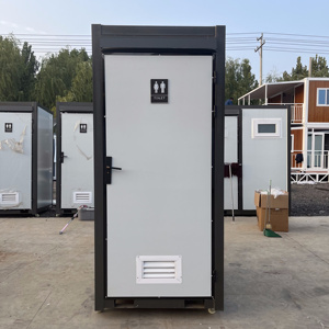 HDPE新しいスタイルの移動可能なキャンプ用ポータブルトイレ屋外おしっこ携帯トイレとバイオトイレ移動可能なWcポータブルWcシャワー付き - Product Image 1