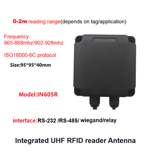 1-4 M de largo alcance RFID Modbus lector integrado 3dbi antena RS232 RS485 TCPIP UHF RFID lector para Control de acceso/estacionamiento - Product Image 4