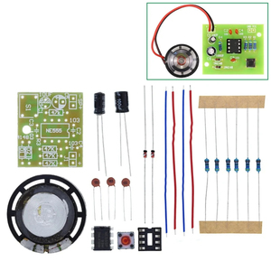NE555 DIY elektronik modülleri kitleri Ding Dong kapı zili PCB kaynak laboratuvar paketi kapı zili kiti ev kullanımı için laboratuvar - Product Image 1