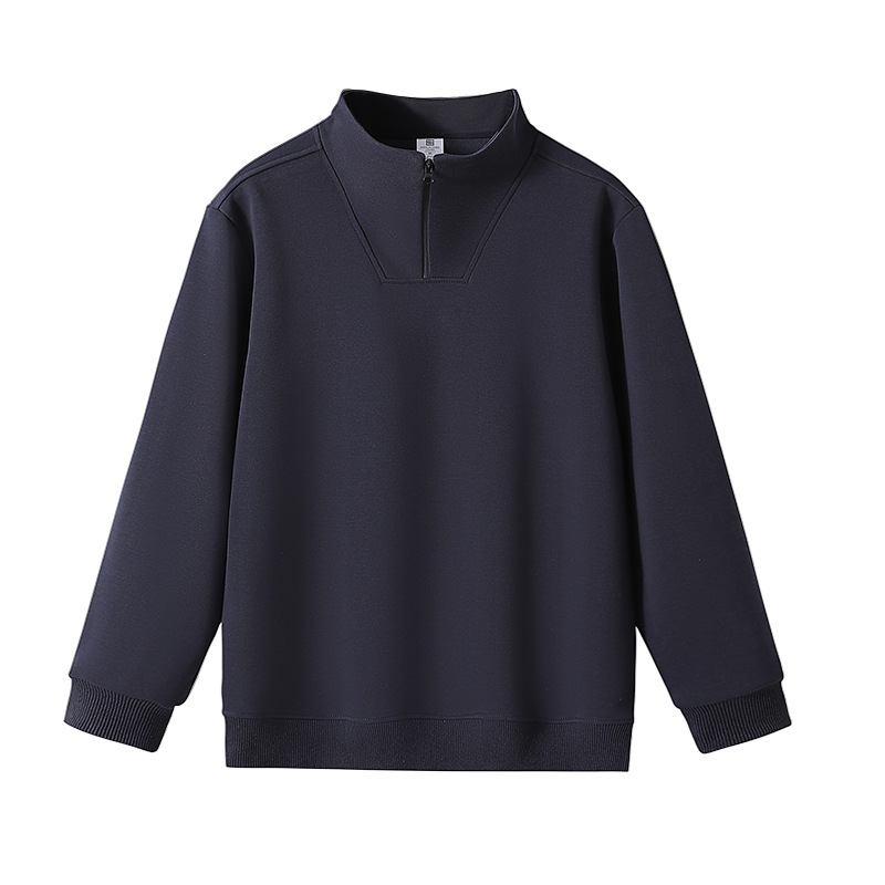 Blu navy xcy689 - morbido, antistatico, colletto con patte, zero rest
