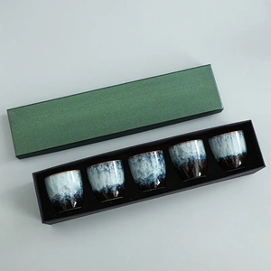 Japanese Style Multi-color 150ml Water <strong>Cup</strong> Ceramic Mug Custom Coffee Tea <strong>Cup</strong> Set of 5 - Product Image 6