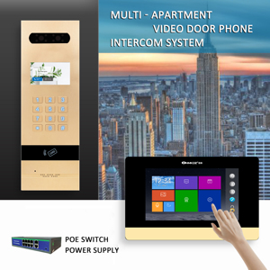 Intercomunicador Puerta Teléfono Video Puerta Timbre Apartamento Ip Sistema de intercomunicación - Product Image 4