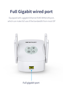 新快速AX1800双频WiFi6无线中继器NF-RE553高功率远程无线范围扩展器手机增强器 - Product Image 5