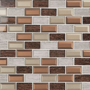 Tường trang trí nội thất thủy tinh khảm hiện đại Dải Gạch <span class=keywords><strong>Mosaic</strong></span> sàn gỗ thiết kế cho nhà bếp phòng ngủ cho trang trí nội thất giá bán buôn - Product Image 3