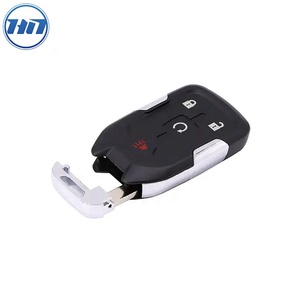 Camaro Keyless Remote <strong>Key</strong> for Car <strong>Key</strong> 3+1 Buttons with <strong>Key</strong> Blade Without Logo Concave - Product Image 4