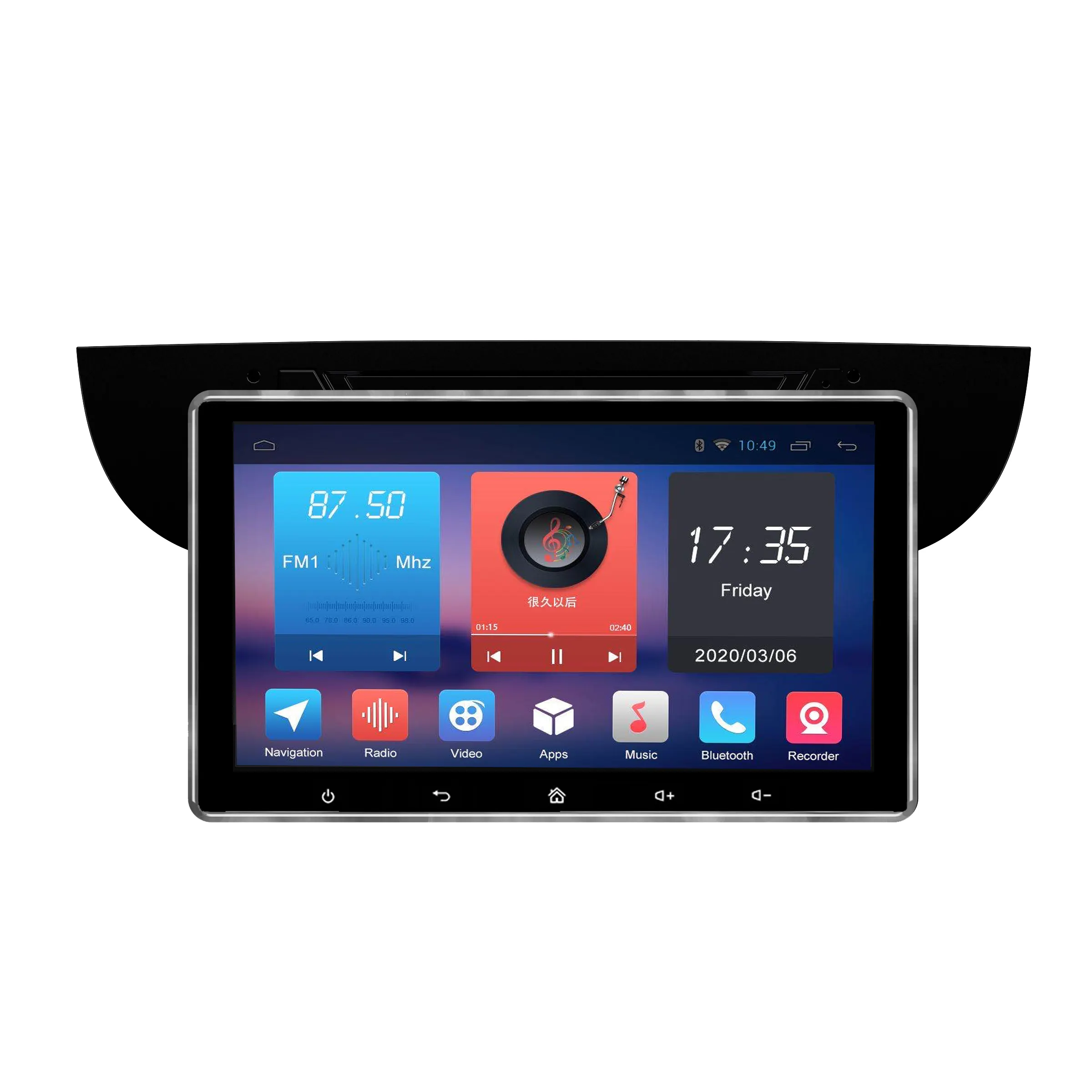 8 "10.1" IPS Écran DSP Android 10.0 autoradio gps pour FIAT 500 2007-2015 multimédia automatique stéréo Aucun DVD CARPLAY DSP OSD TMPS