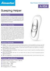 Handheld <strong>Sleep</strong> Device <strong>Sleep</strong> Instrument <strong>Sleep</strong> <strong>Aid</strong> Machine for Insomnia Pressure - Product Image 6