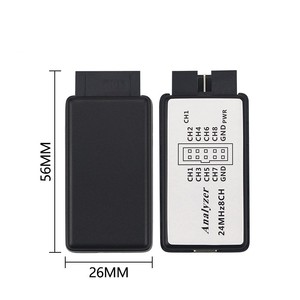 NUEVO USB Logic Analyze 24M 8 Channel MCU ARM FPGA DSP Herramienta de depuración Analizador lógico