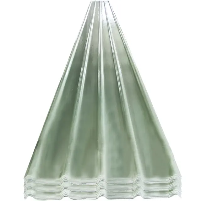 FRP واضحة ألواح أسطح/الألياف الزجاجية عززت البلاستيك الشفاف ورقة الإضاءة/المضادة للتآكل بلاط سقف