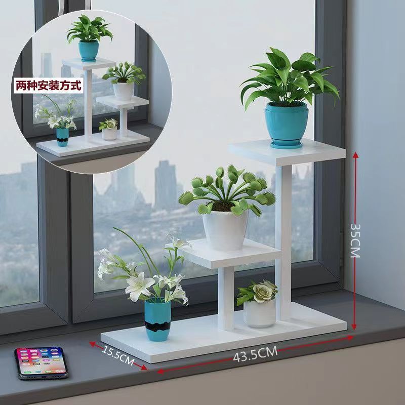 3-tier white shelf floor model