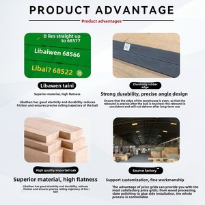 Standard Chinese Style Eight-Pocket Commercial Club <strong>Pool</strong> <strong>Table</strong> Black T8 with Automatic Return Feature Solid Wood Legs - Product Image 4