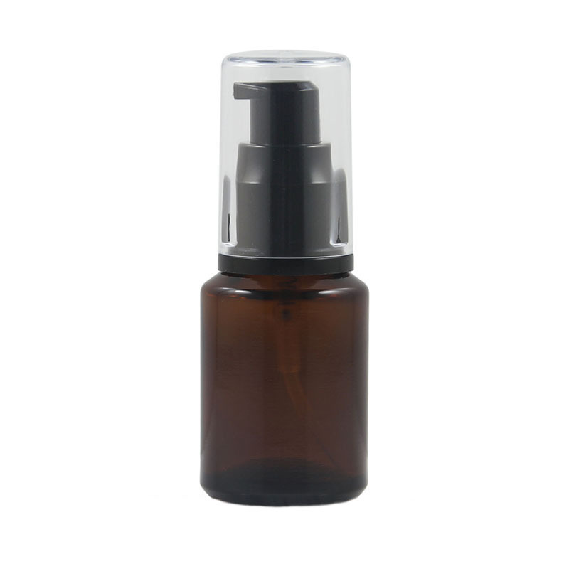 Dark Brown Bottle Lotion Pump