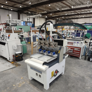 Macchina per incisione su legno cnc 4060 con router rotativo 4 assi kit router cnc per intagliare il legno - Product Image 1