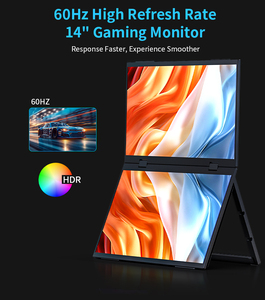 14-inch <strong>Dual</strong>-screen <strong>Display</strong> with 1200P High Resolution, 16:10 Ratio HD Type-c <strong>Output</strong> Interface, Office and Entertainment Design - Product Image 4