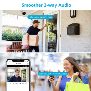 Cámara de red de seguridad al aire libre, detector de personas de alta calidad, 5MP, WIFI, superventas - Product Image 3