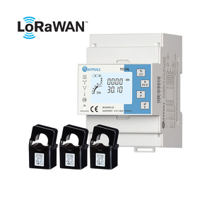 Rayfull TC55L 3 Fase Personalizada Funções <span class=keywords><strong>Multi</strong></span> Parâmetros de Entrada CT LoRaWAN Energy Meter Submeter Modbus Meter