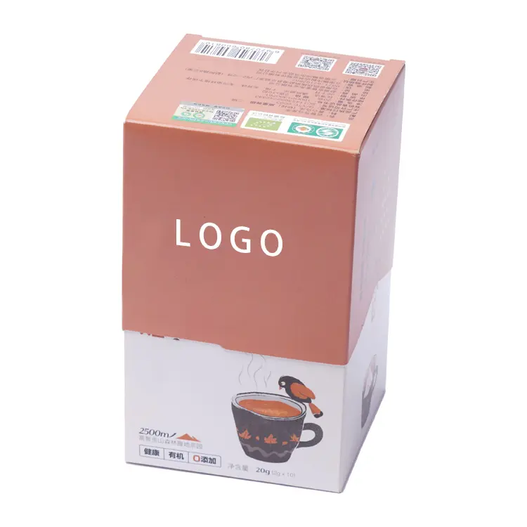 Mass customization of high-end tea bag packaging gift box Tiandi lid gift box