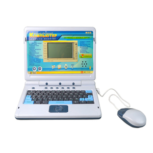 20 Funktionen pädagogisches Laptop-Spielzeug Kinder lernmaschine Interaktiver Computer in englischer Sprache mit LCD-Bildschirm und Maus