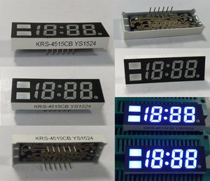Hohe Helligkeit Weiße Farbe Benutzer definierte digitale/numerische Displays mit 7/sieben Segmenten für Küchen-TV-Uhren-Timer