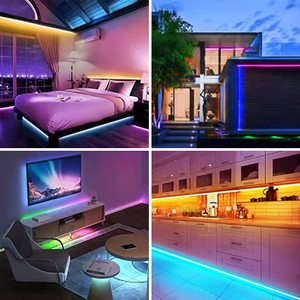 32.8フィート30Leds/mLedライトAPPコントロールミュージックRGB5050Ledストリップライト44キー付きIRリモートクリスマスルームの家の装飾 - Product Image 6