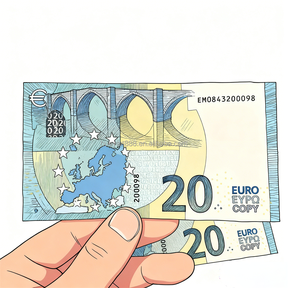 Multicolor 20 Euro Paper-1 pack=100pcs