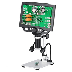 G1600 9&quot; <strong>Digital</strong> <strong>Microscope</strong> 12MP 1600X Continuous Magnification Photo Video Playback Multifunction Microscopio for Electronics - Product Image 1