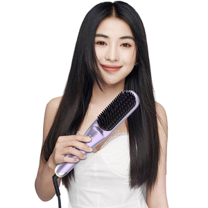 Plasma Tóc Ép Tóc Bàn Chải 9 Temp Cài Đặt 30S Mch Nhanh Chóng Sưởi Ấm Tóc Thẳng Lược Cho Người Đàn Ông Và Phụ Nữ - Product Image 5