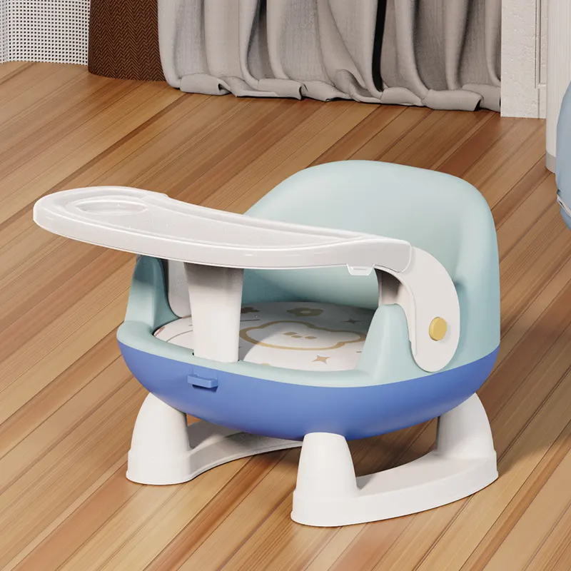 Kursi makan bayi multifungsi, dapat dilepas suara plastik kursi makan anak