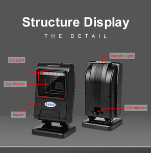 QR <strong>Codes</strong> Desktop <strong>Reader</strong> 1D 2D Stand Barcode <strong>Scanner</strong> - Product Image 2
