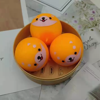 Chignon Shiba Inu orange 3pcs