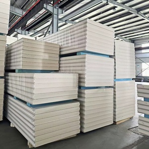 Tấm Polyurethane kho lạnh 50mm-200mm với tấm bánh sandwich thép kim loại PU/PIR cho khách sạn và nhà kho - Product Image 3